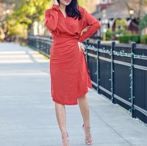 Wrap summer dress
